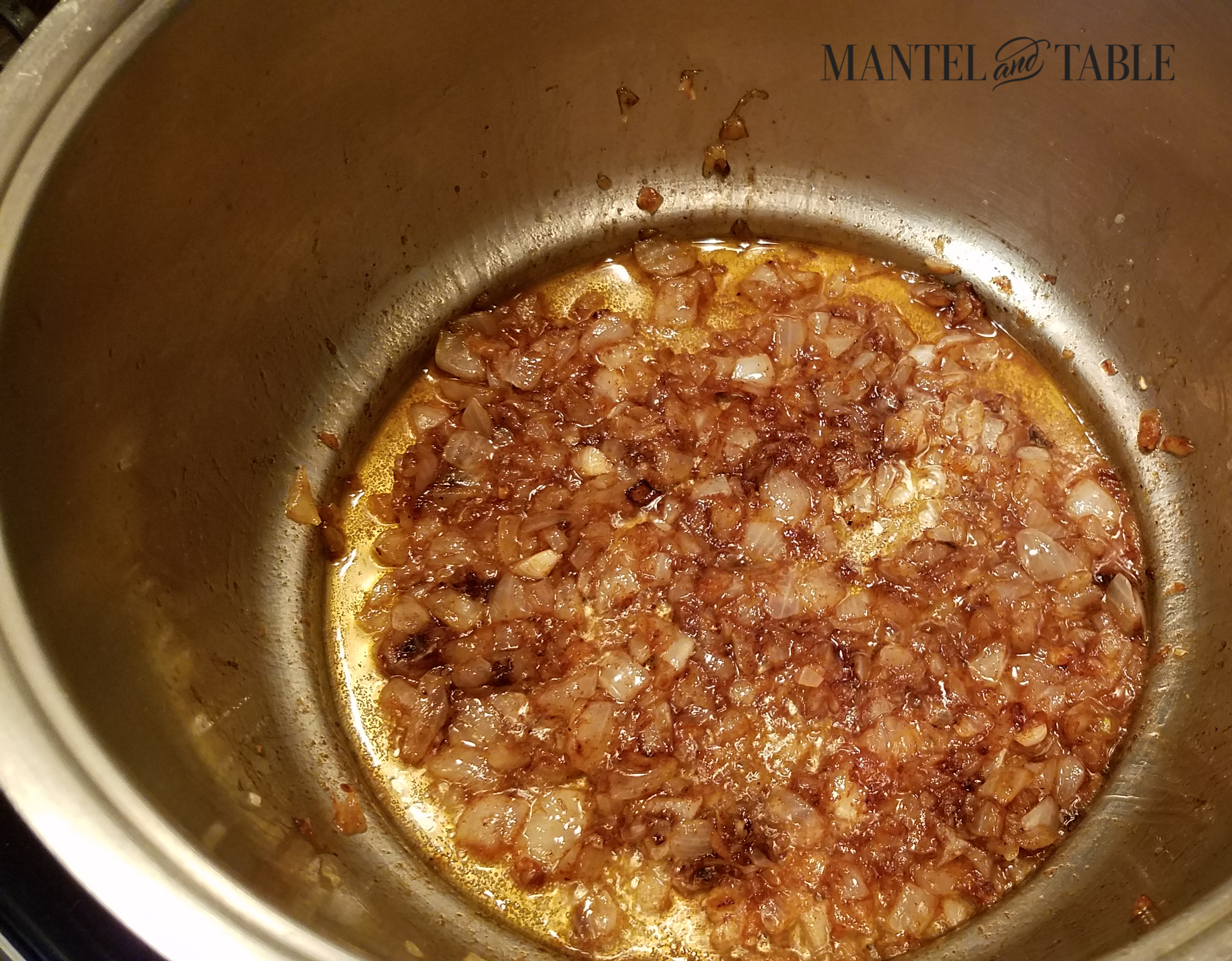 Onions and spices