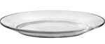 Clear Glass Round Appetizer Plate
