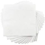 White party napkins