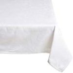 White Jacquard Tablecloth