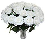 White Rose Stems, artificial from Amazon. Click here to buy.