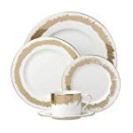 Gold rim china - modern option