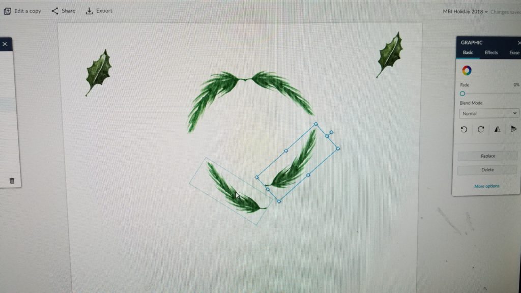 Here's a quick How-To for a beautiful holiday wreath graphic using PicMonkey and some lovely watercolor clip art. Perfect for greeting cards, etc!