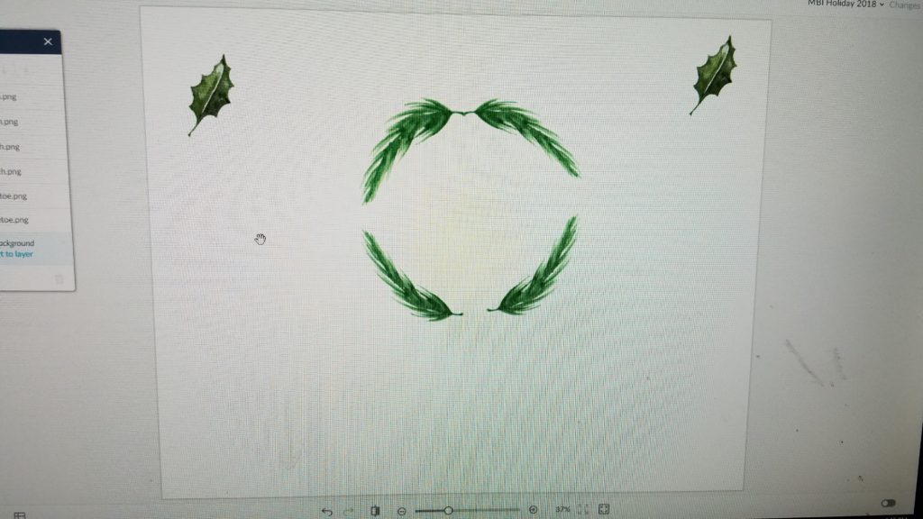 Here's a quick How-To for a beautiful holiday wreath graphic using PicMonkey and some lovely watercolor clip art. Perfect for greeting cards, etc!