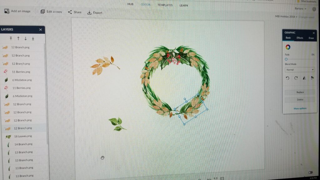 Here's a quick How-To for a beautiful holiday wreath graphic using PicMonkey and some lovely watercolor clip art. Perfect for greeting cards, etc!