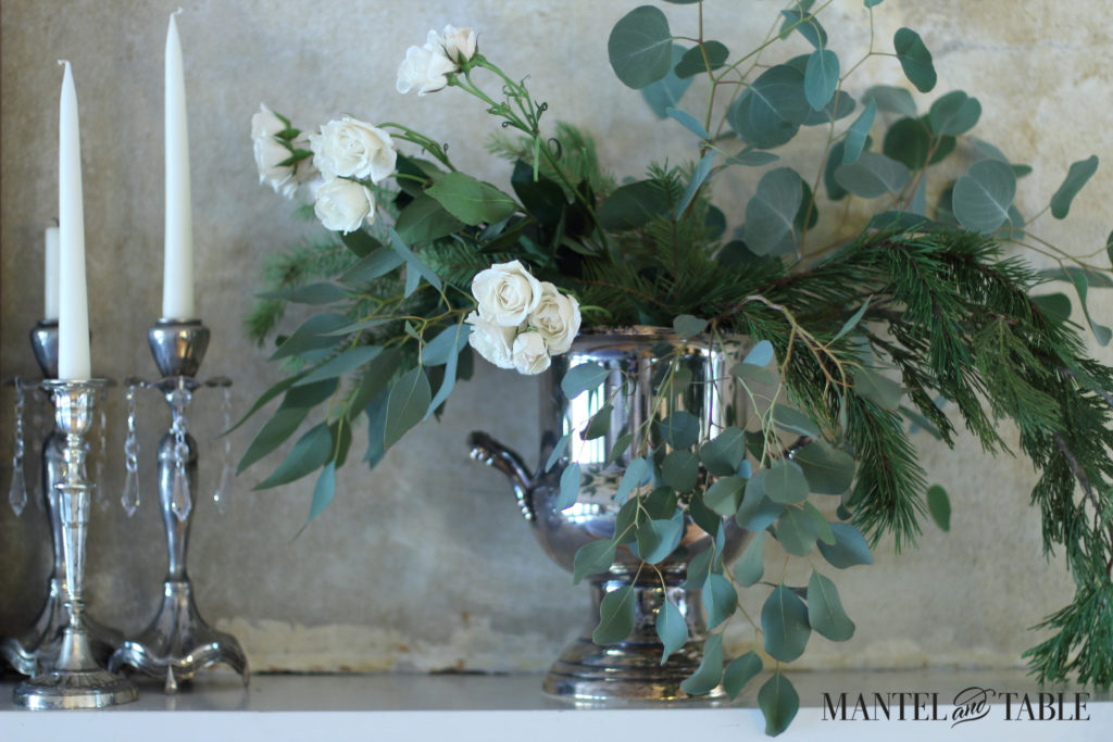 Candles & Flower Bucket