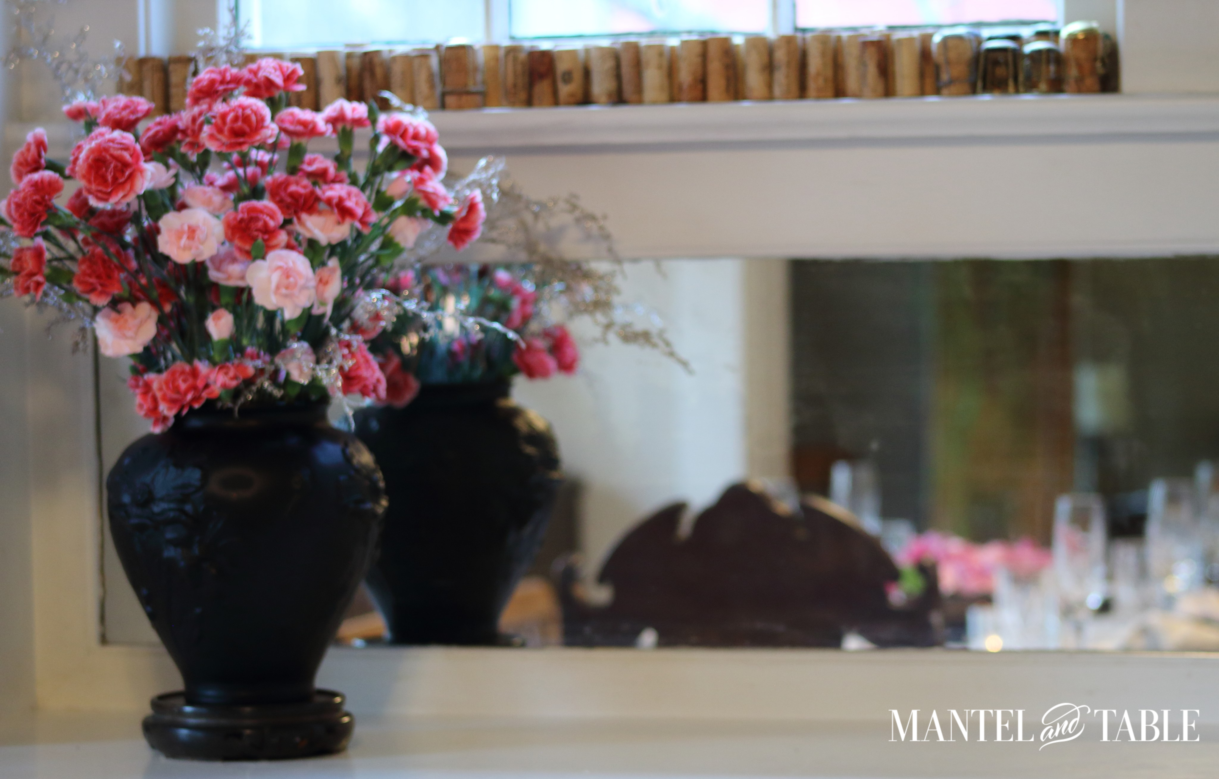 Feminine Industrial style is a thing! Here's some inspiration for adding Industrial chic to a beautiful feminine tablescape!