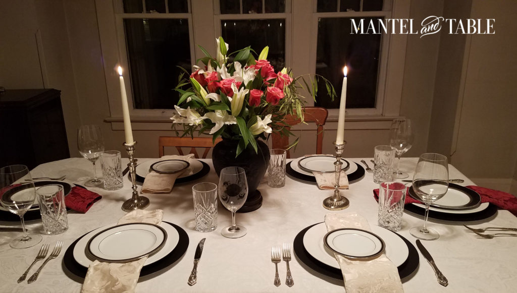 Are you sharing Valentine's Day dinner with your tribe? Even if you don't want hearts, your table setting can be a lovely subtle nod to the occasion!
