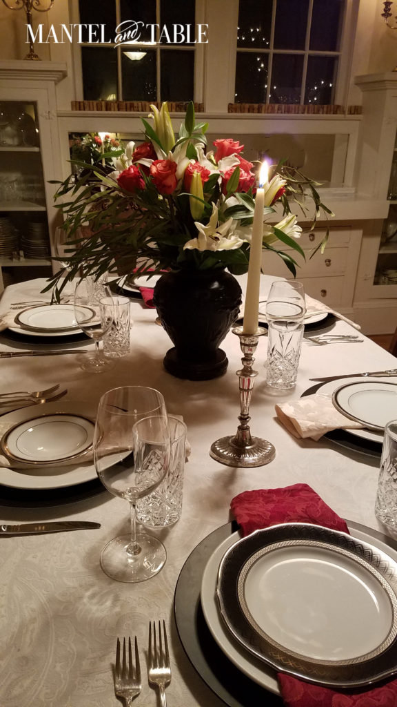 Are you sharing Valentine's Day dinner with your tribe? Even if you don't want hearts, your table setting can be a lovely subtle nod to the occasion!