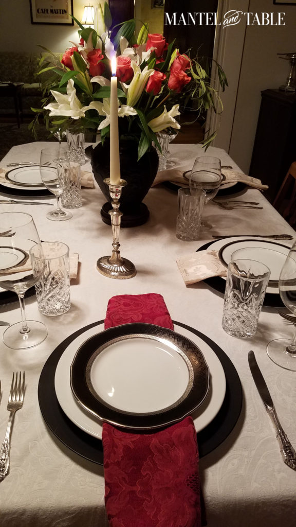 Are you sharing Valentine's Day dinner with your tribe? Even if you don't want hearts, your table setting can be a lovely subtle nod to the occasion!