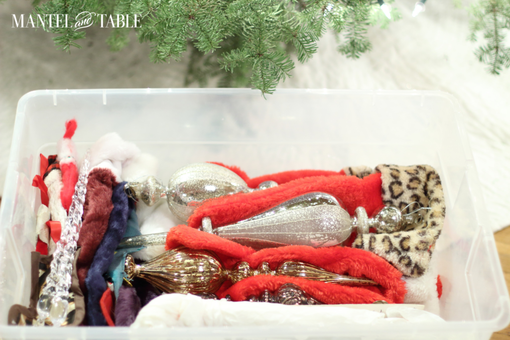 Bye Bye Christmas! But now - how do you store all that stuff? Here are 9 tips to help with organizing your Christmas ornament storage!