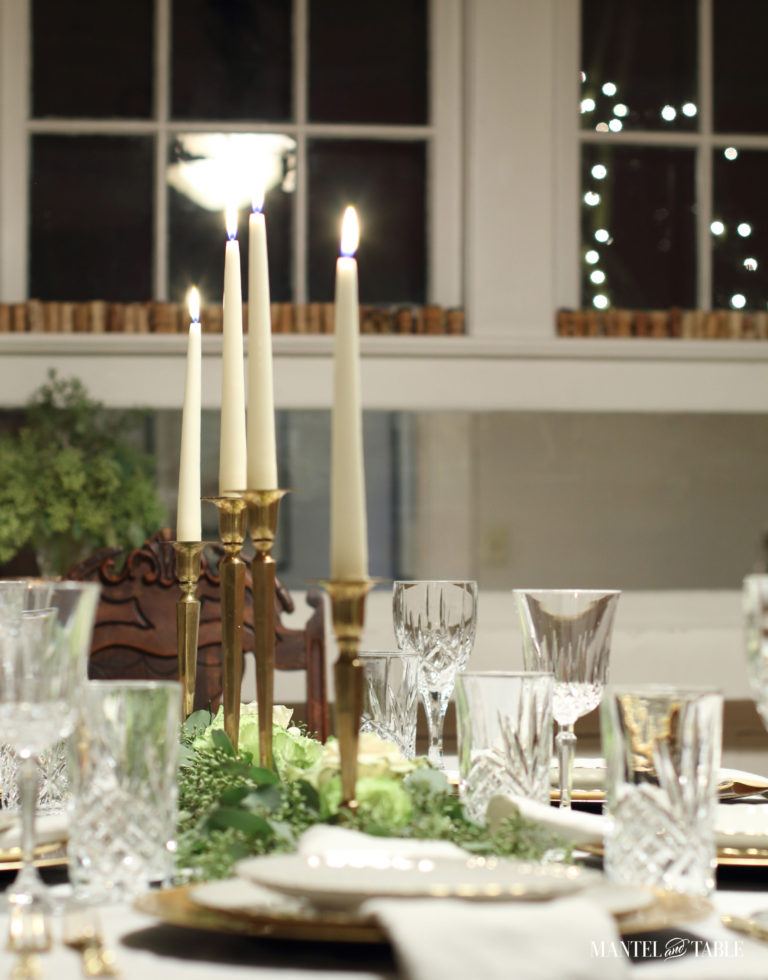Want an elegant green tablescape for St Patrick's Day that's just a subtle nod to the occasion? No shamrocks or leprechauns, just casual elegance!