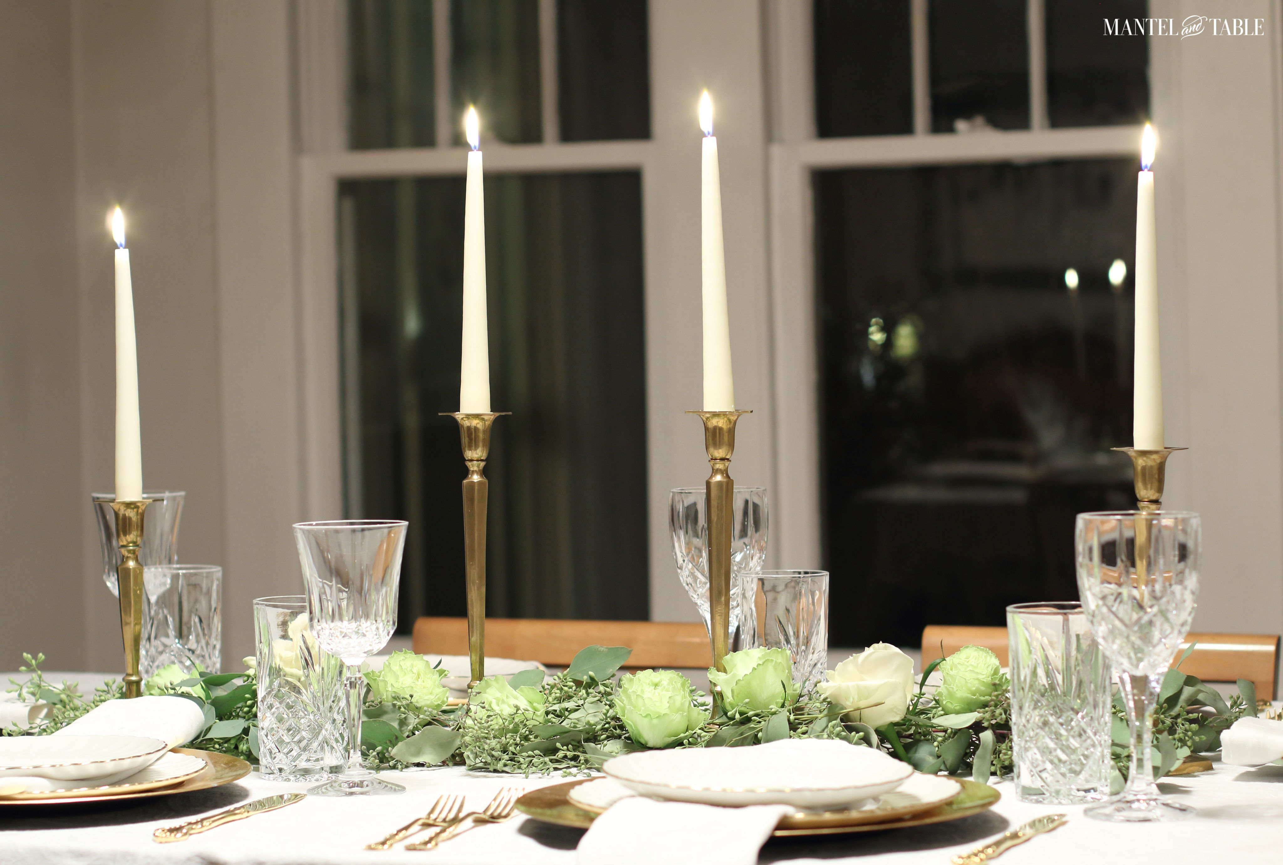 Want an elegant green tablescape for St Patrick's Day that's just a subtle nod to the occasion? No shamrocks or leprechauns, just casual elegance!