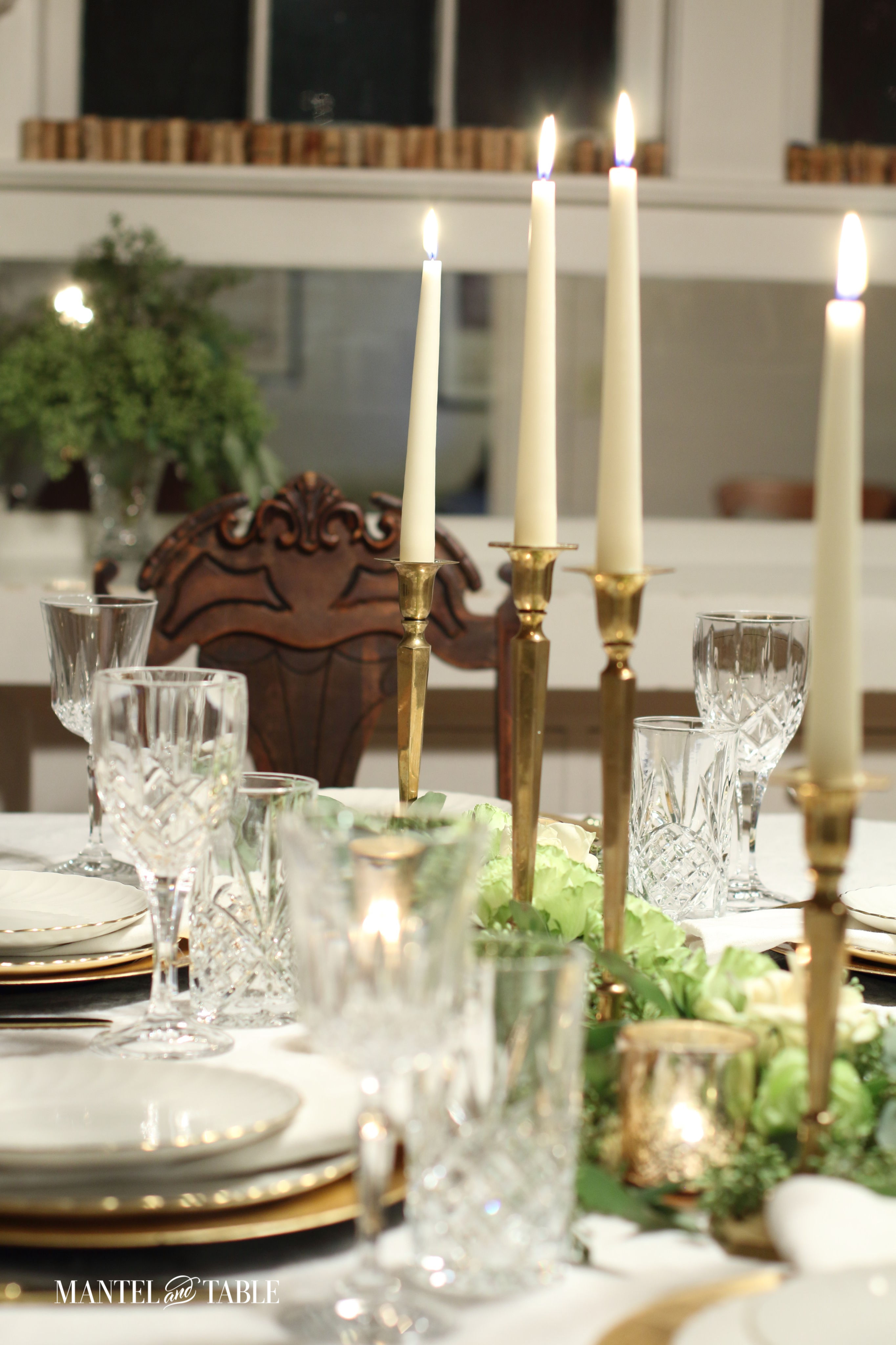 Want an elegant green tablescape for St Patrick's Day that's just a subtle nod to the occasion? No shamrocks or leprechauns, just casual elegance!