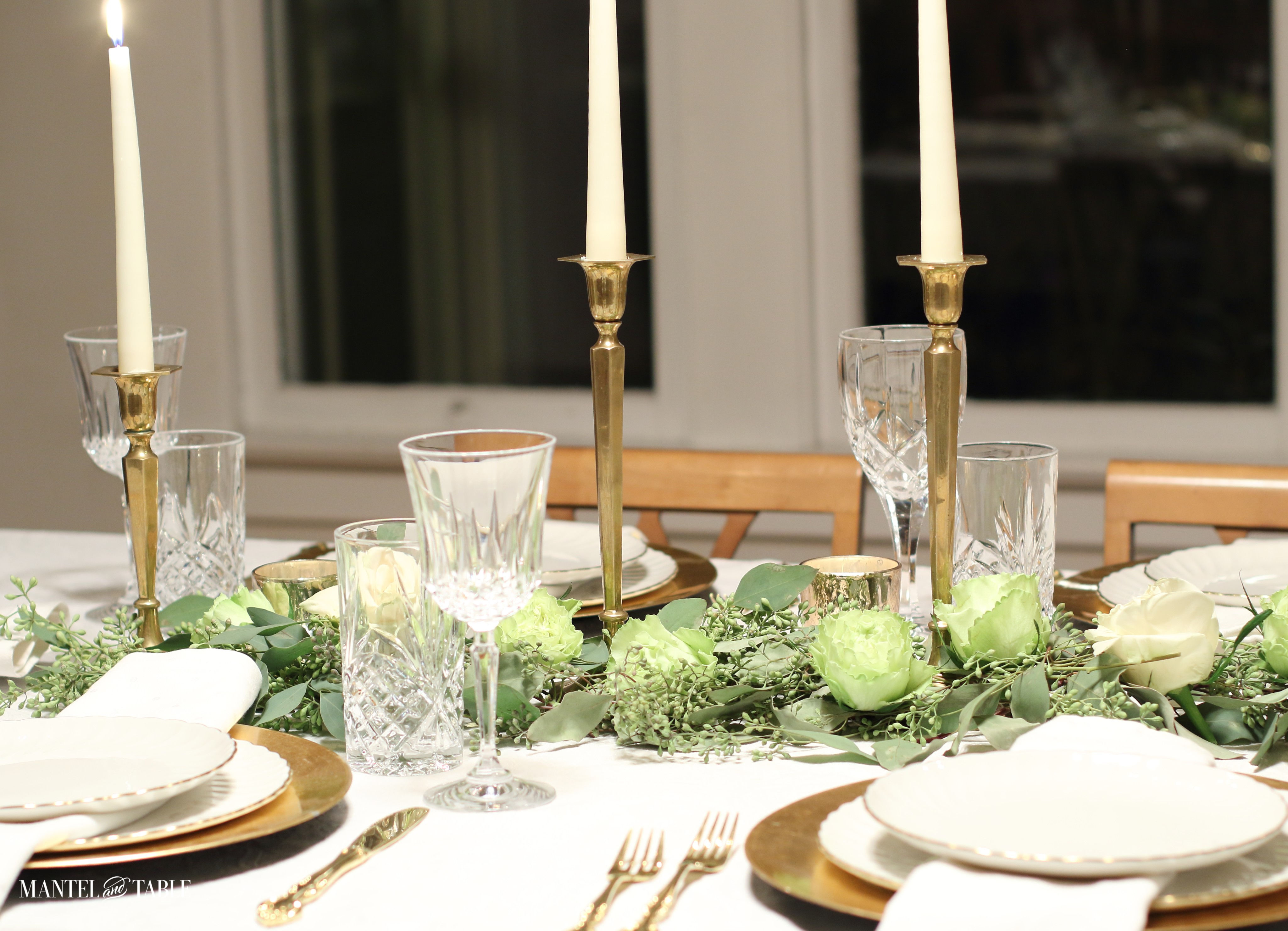 Want an elegant green tablescape for St Patrick's Day that's just a subtle nod to the occasion? No shamrocks or leprechauns, just casual elegance!