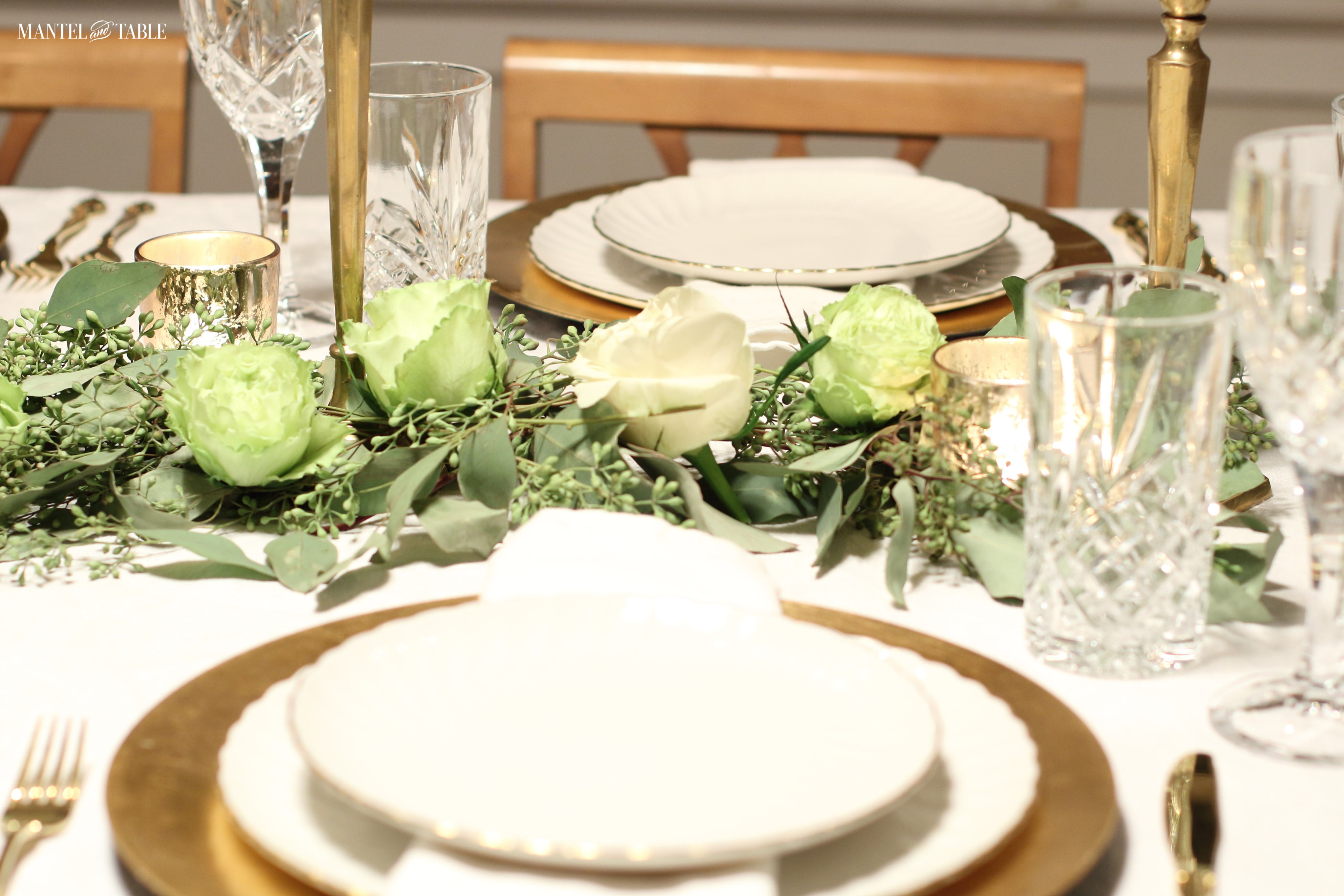 Want an elegant green tablescape for St Patrick's Day that's just a subtle nod to the occasion? No shamrocks or leprechauns, just casual elegance!