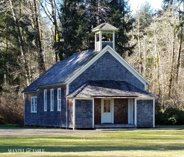 Old Oysterville schoolhouse