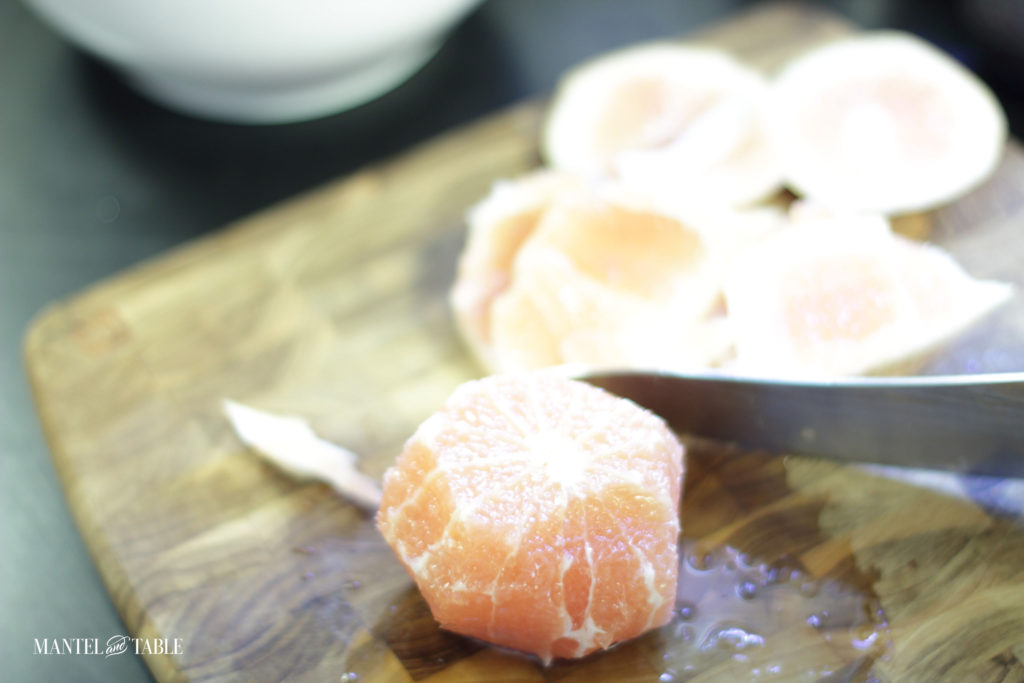 Grapefruit with no skin or pith