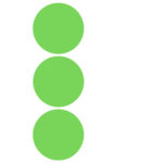 3 stacked green lights