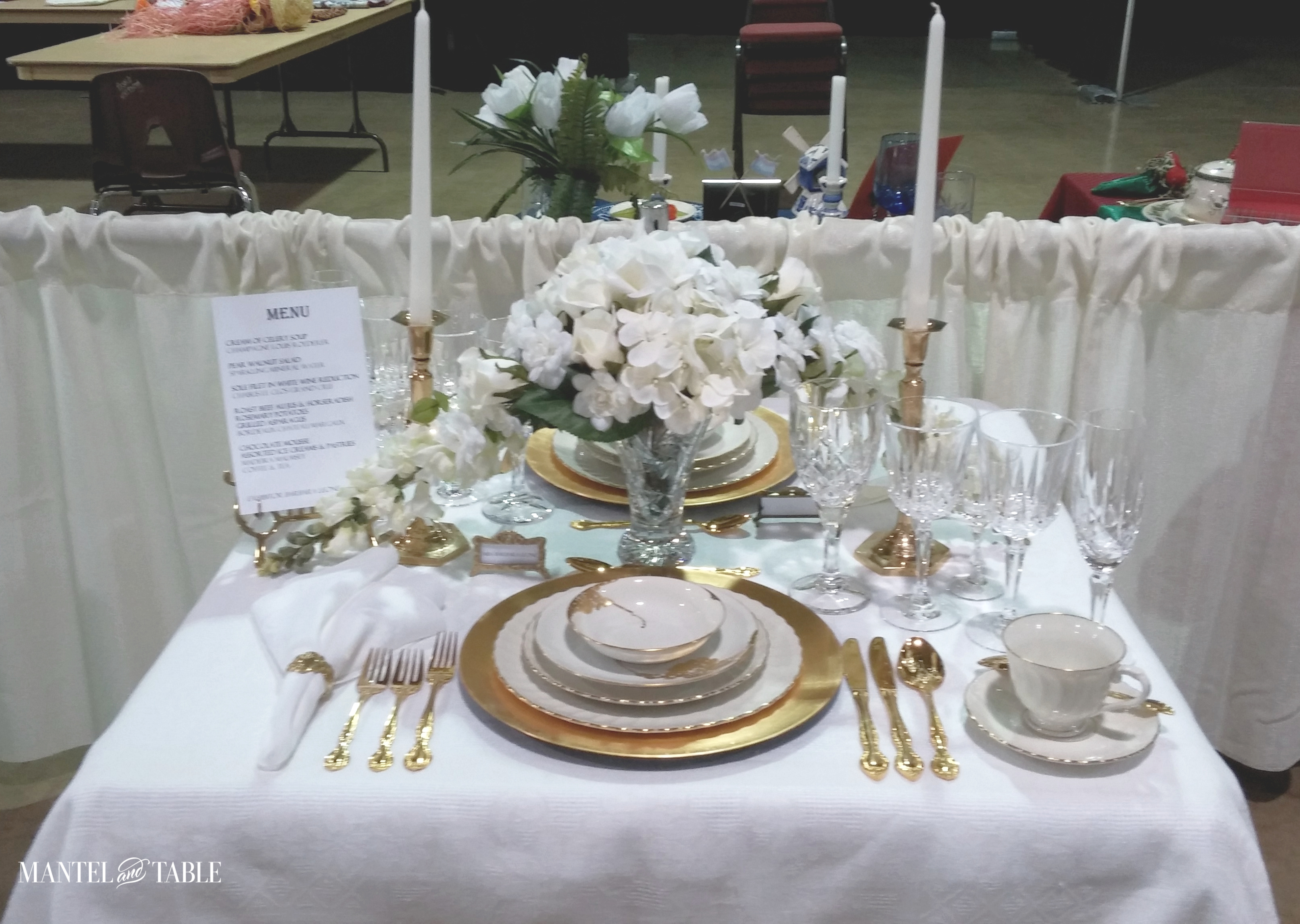 Tablescape setup complete