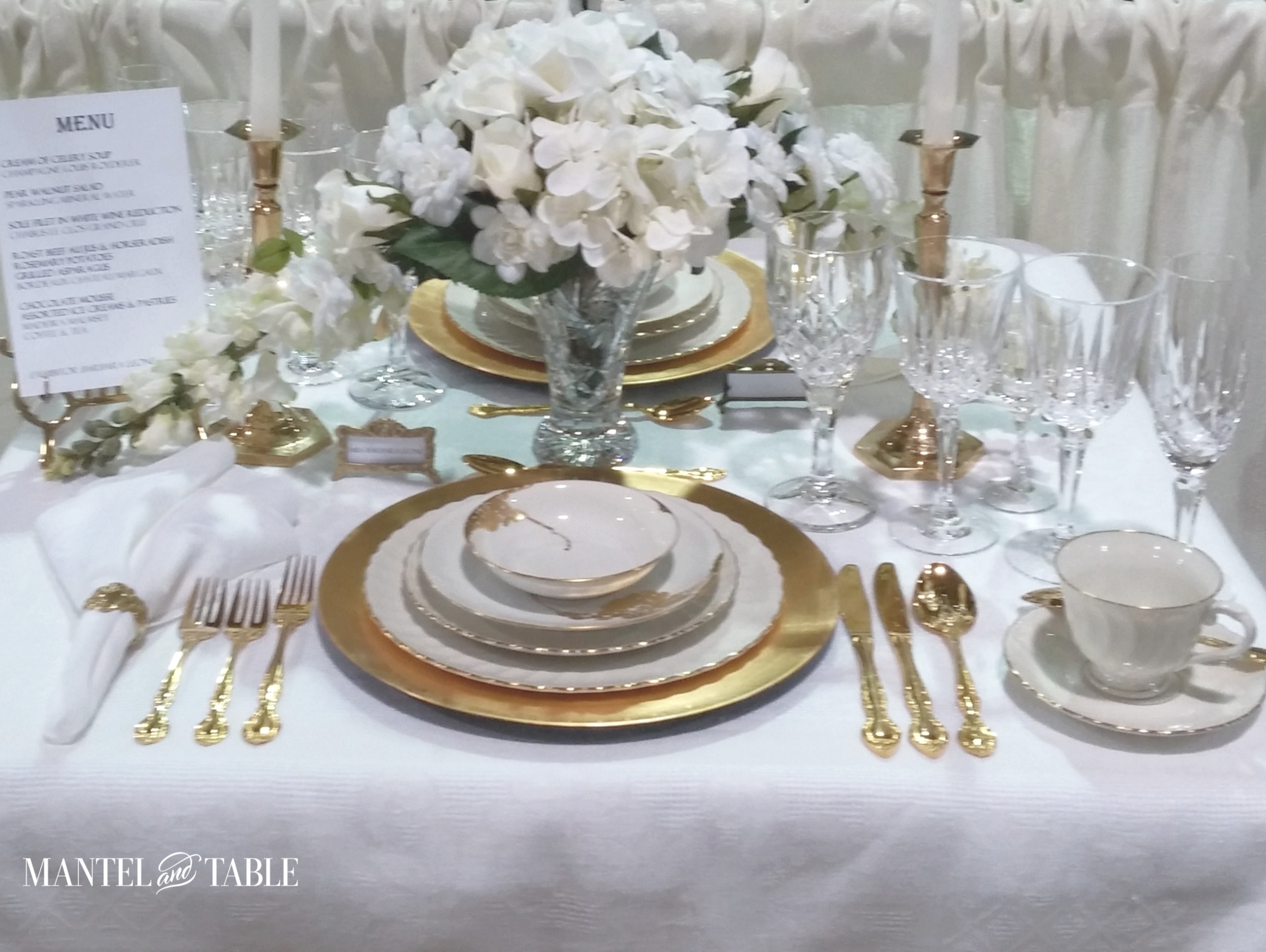 State Fair Tablescape Setup
