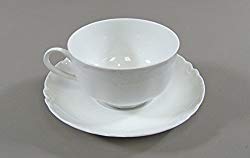 Haviland Ranson All White Teacup & Saucer
