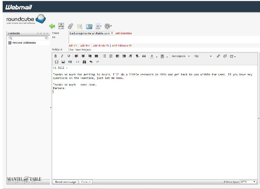 email acknowledgment email example