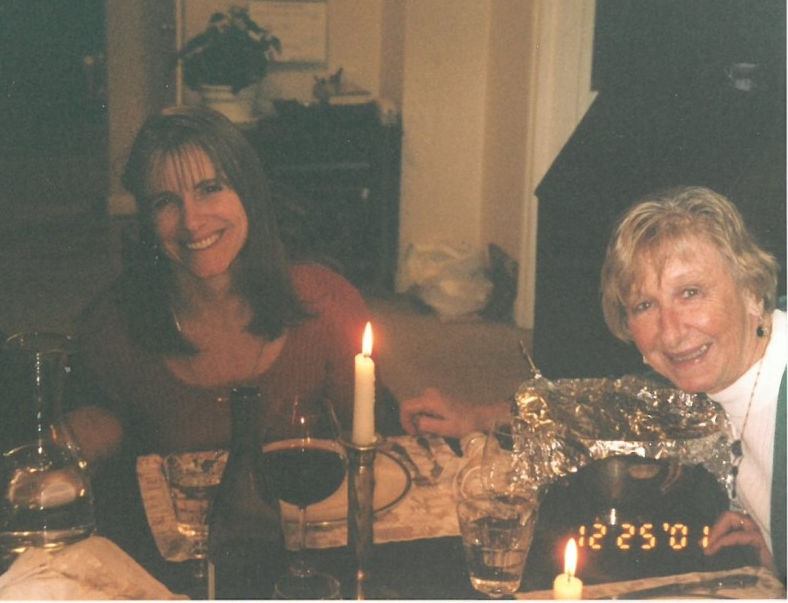 Life Lessons - Mom & me at the dinner table