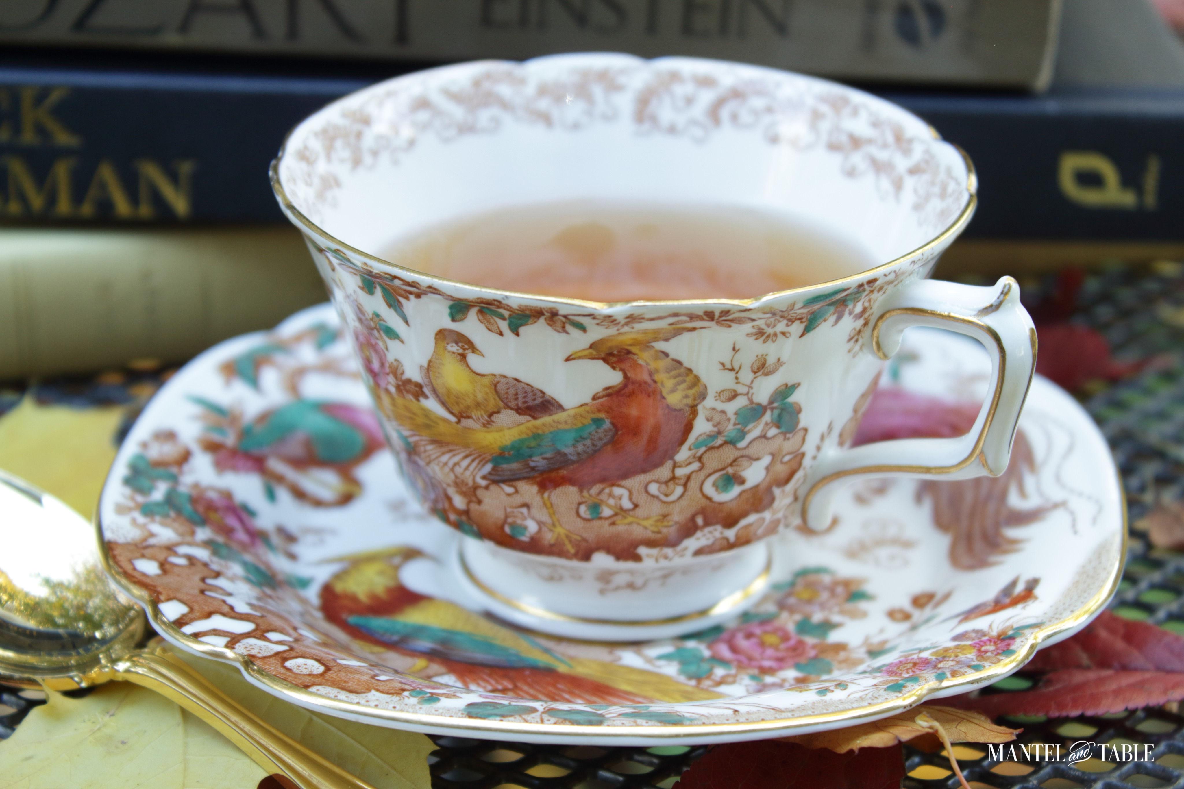 Royal Crown Derby teacup closeup