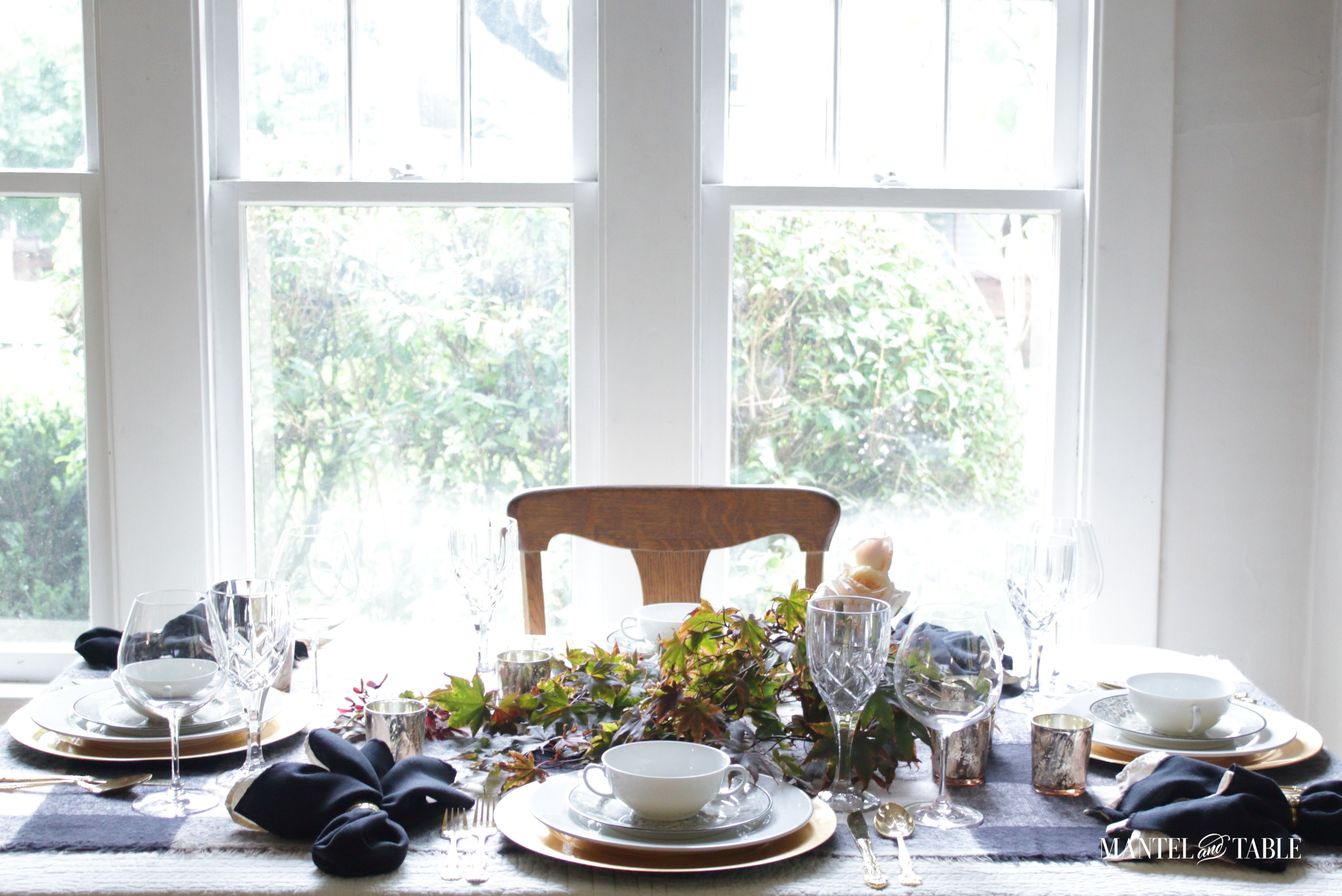 Moody Fall Table view from the side