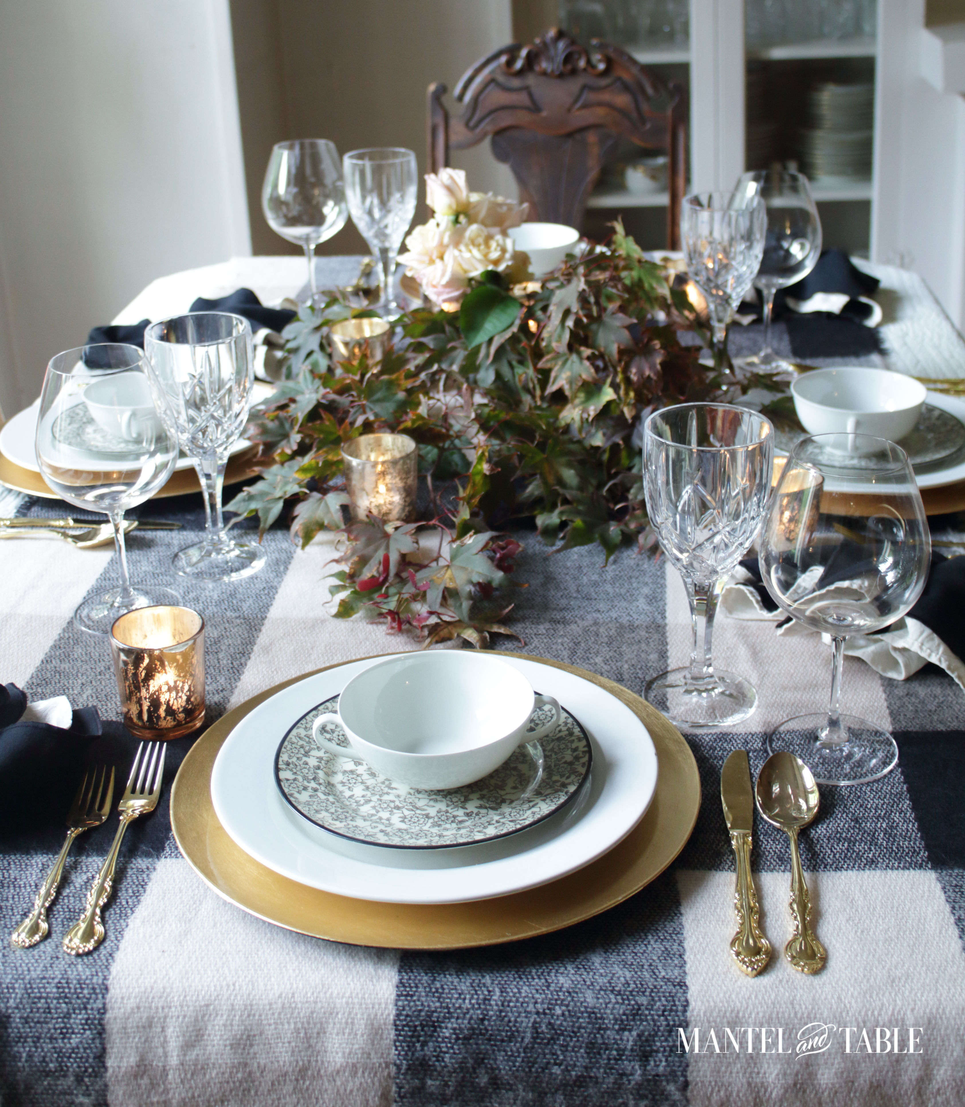 Moody Fall table view from the end