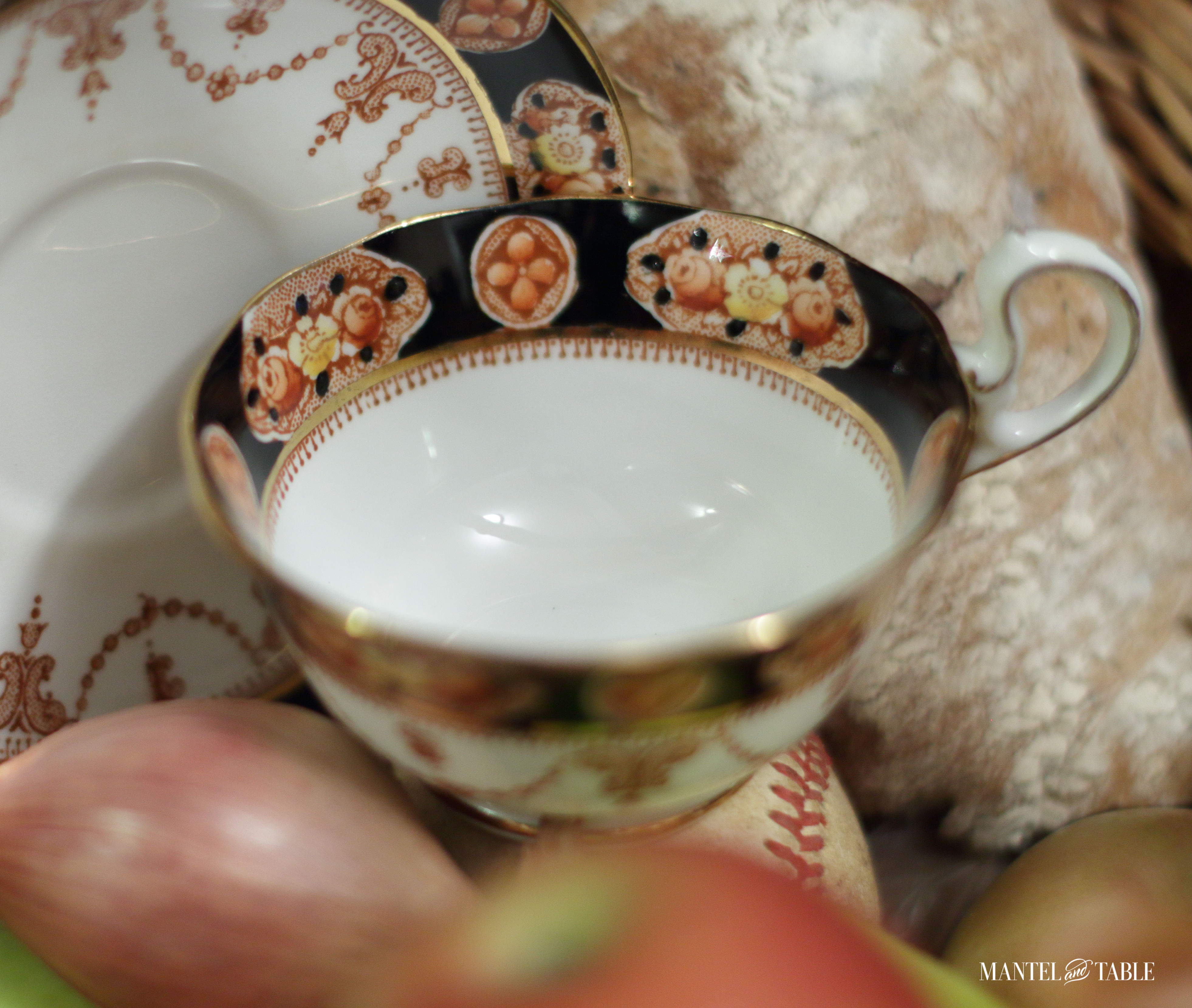 Teacup closeup