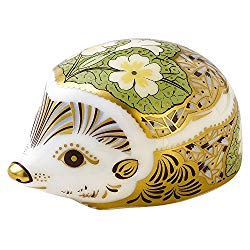 Paperweight - Hedgehog Primrose - Royal Crown Derby Porcelain