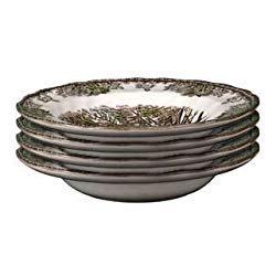 Johnson Brothers Friendly Village Rim Soup Bowl, Set of 4