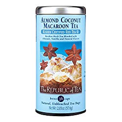 The Republic of Tea Almond Coconut Macaroon Red Rooibos Herbal Tea