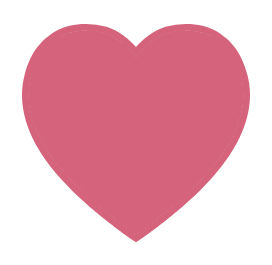 Pink heart graphic