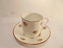Rosina China Pink Rose Tea Cup & Saucer