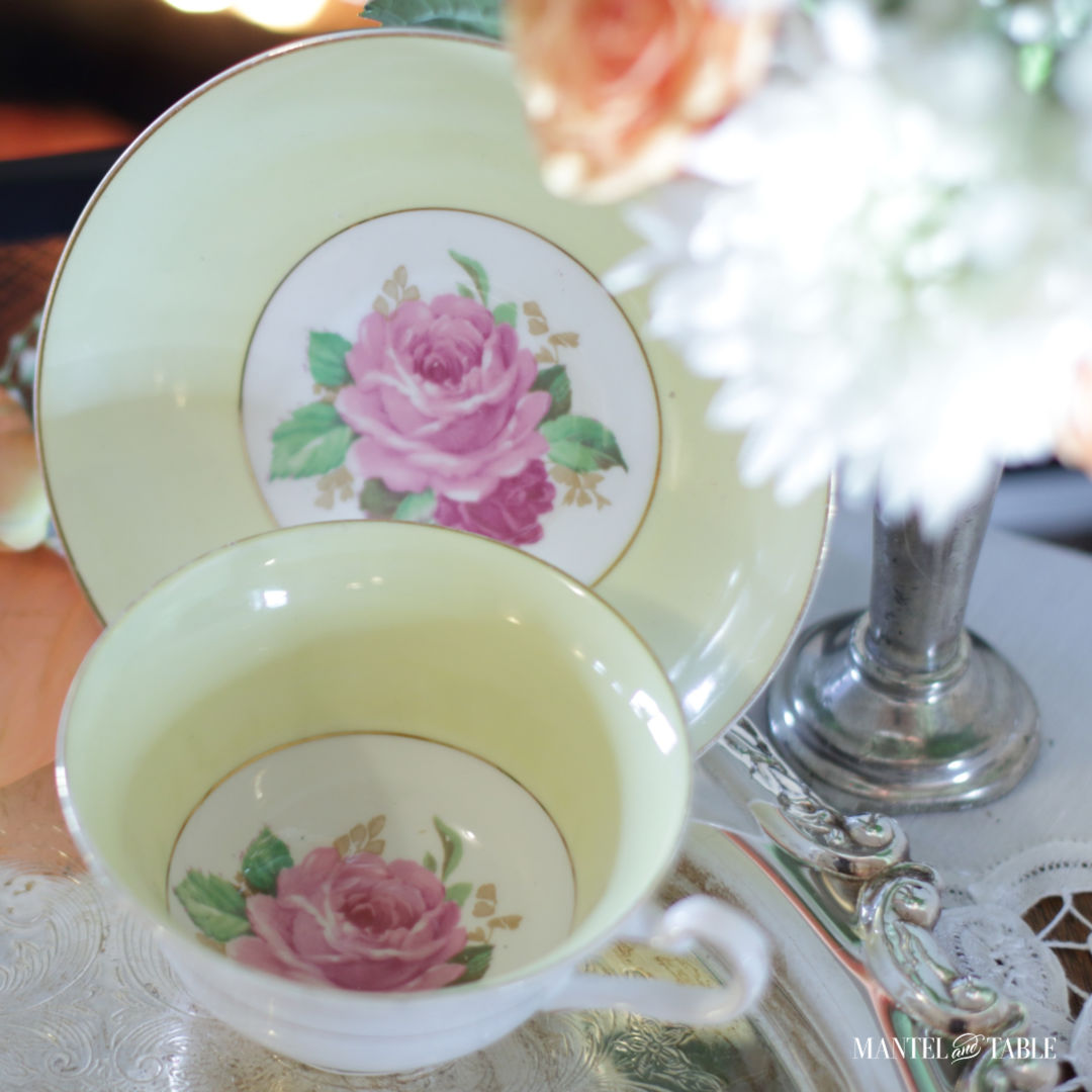 Rosina China Teacup ~ Closeup