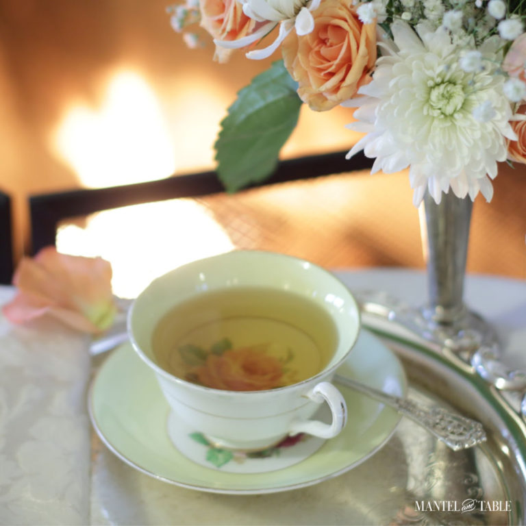 Rosina China ~ A Beautiful Yellow & Rose Teacup