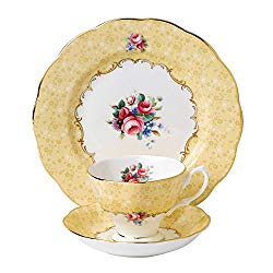 Royal Albert 3 Piece 100 Years 1990 Teacup, Saucer & Plate Set