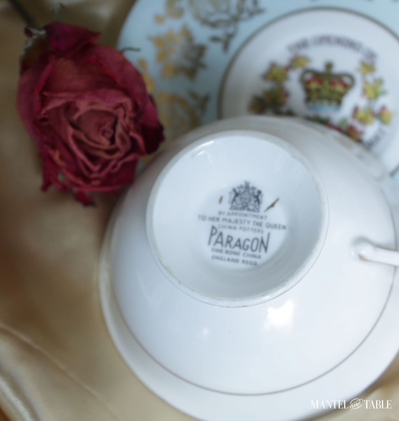 Paragon China Commemorative Teacup backstamp