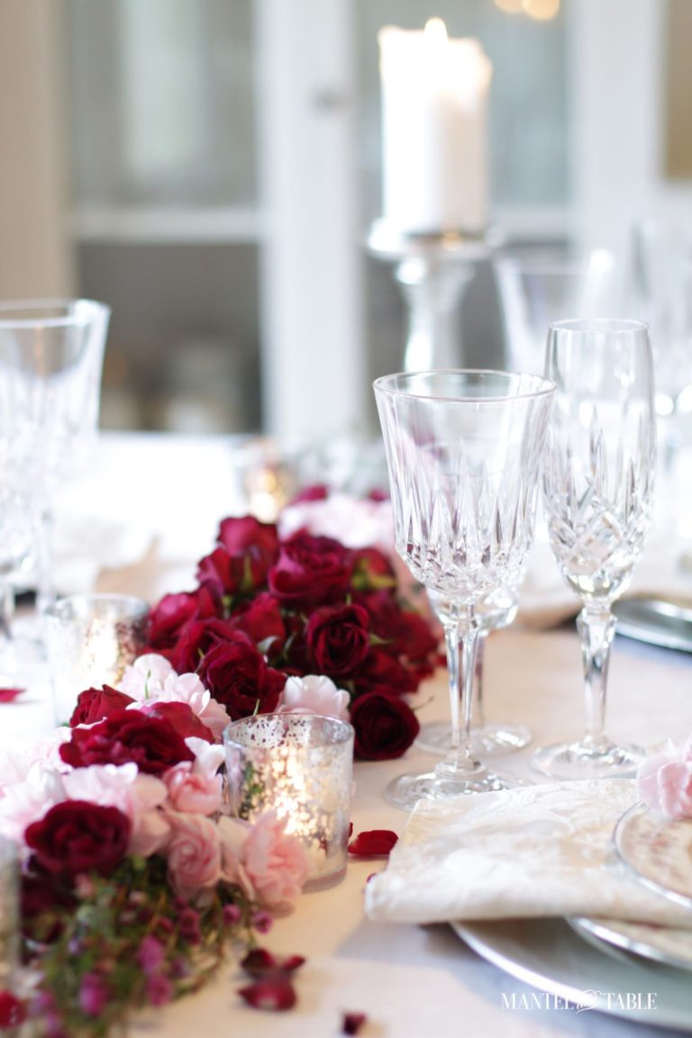 Double Date Valentines Tablescape