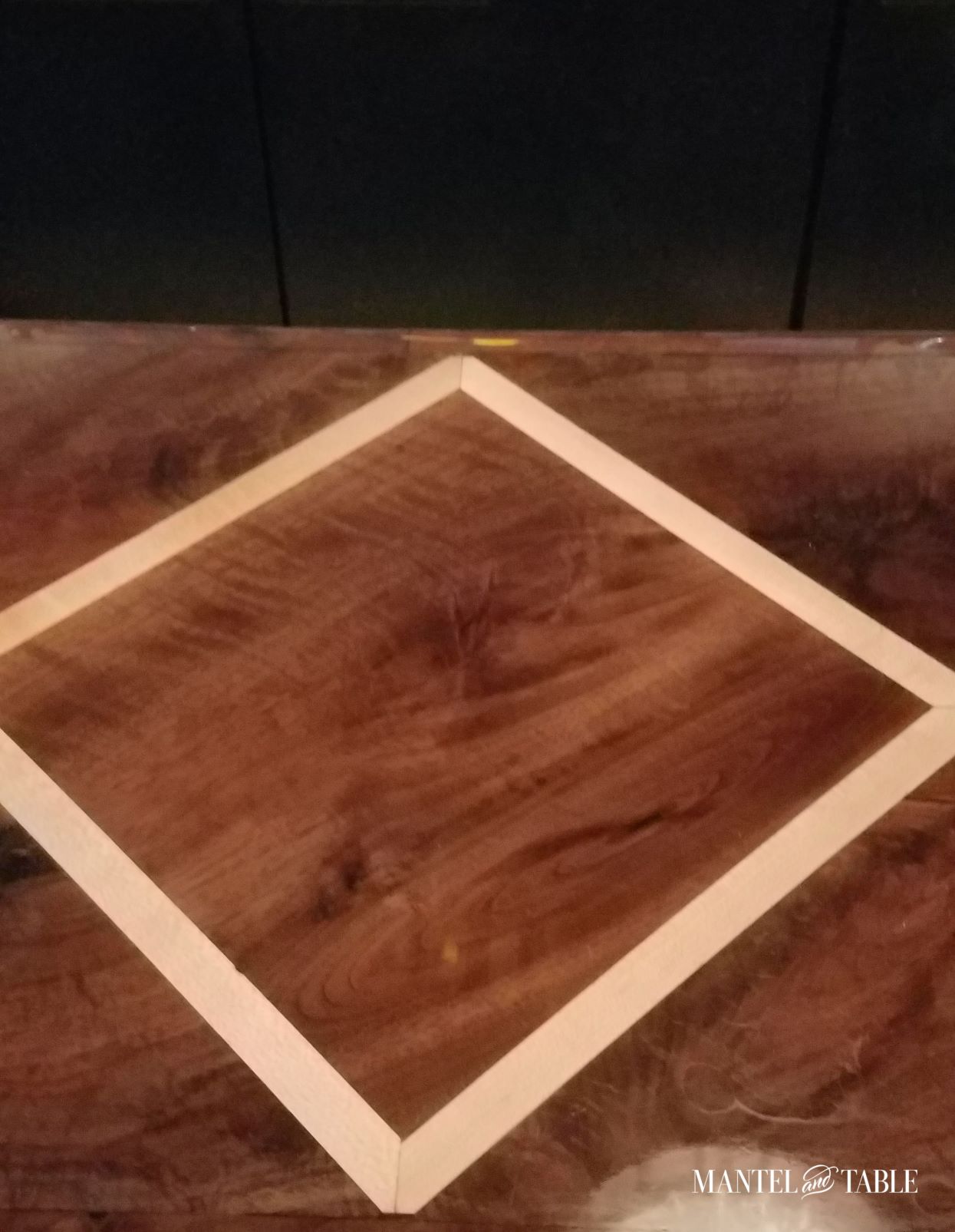 Brute Wine Bar Astoria OR ~ inlaid wood bar