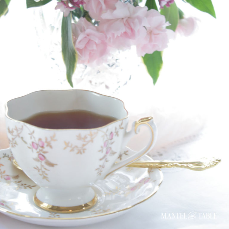 The Gift of a Pink and Gold Teacup