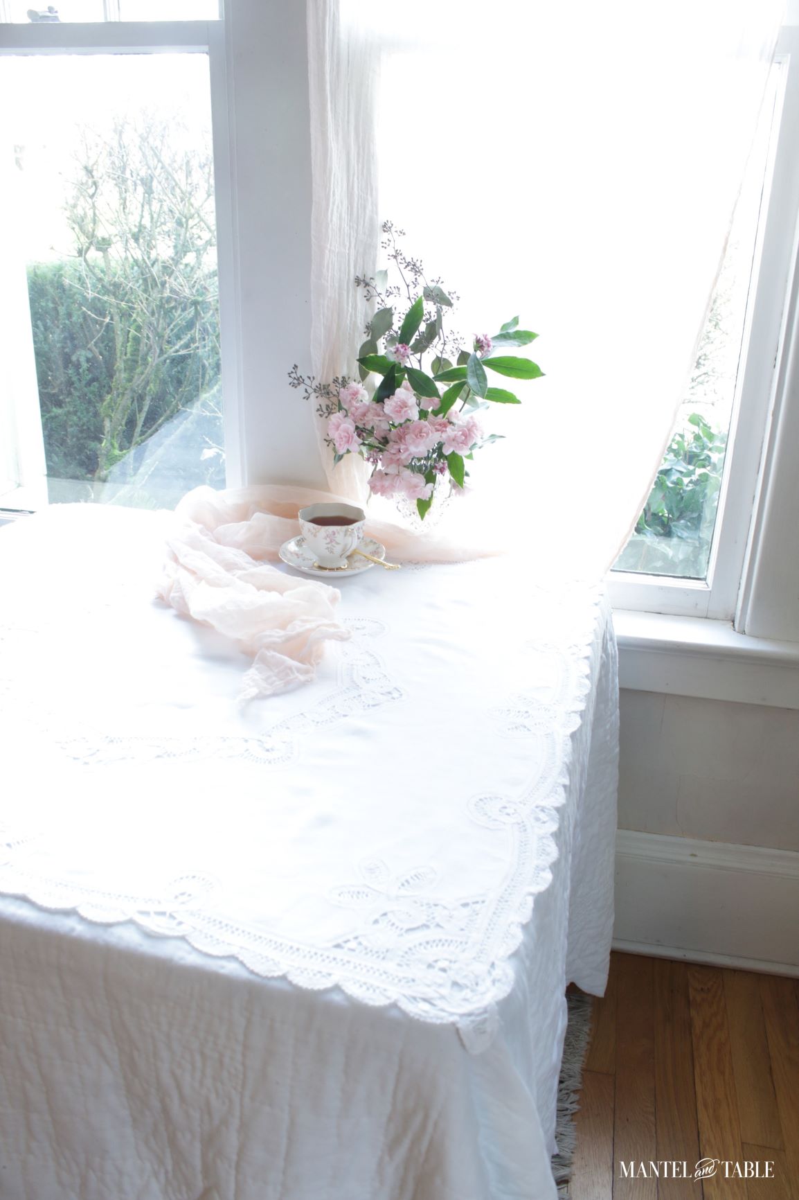 Table view from above