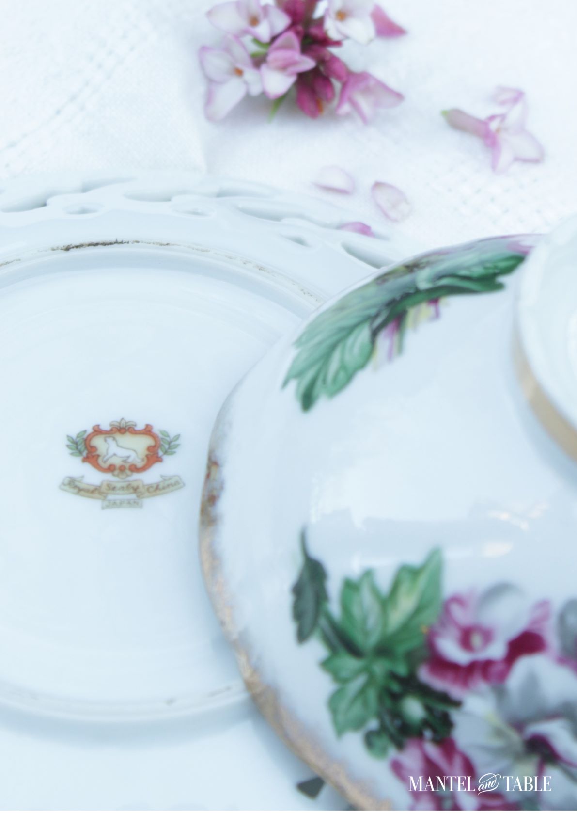 Royal Sealy China Japan backstamp on saucer