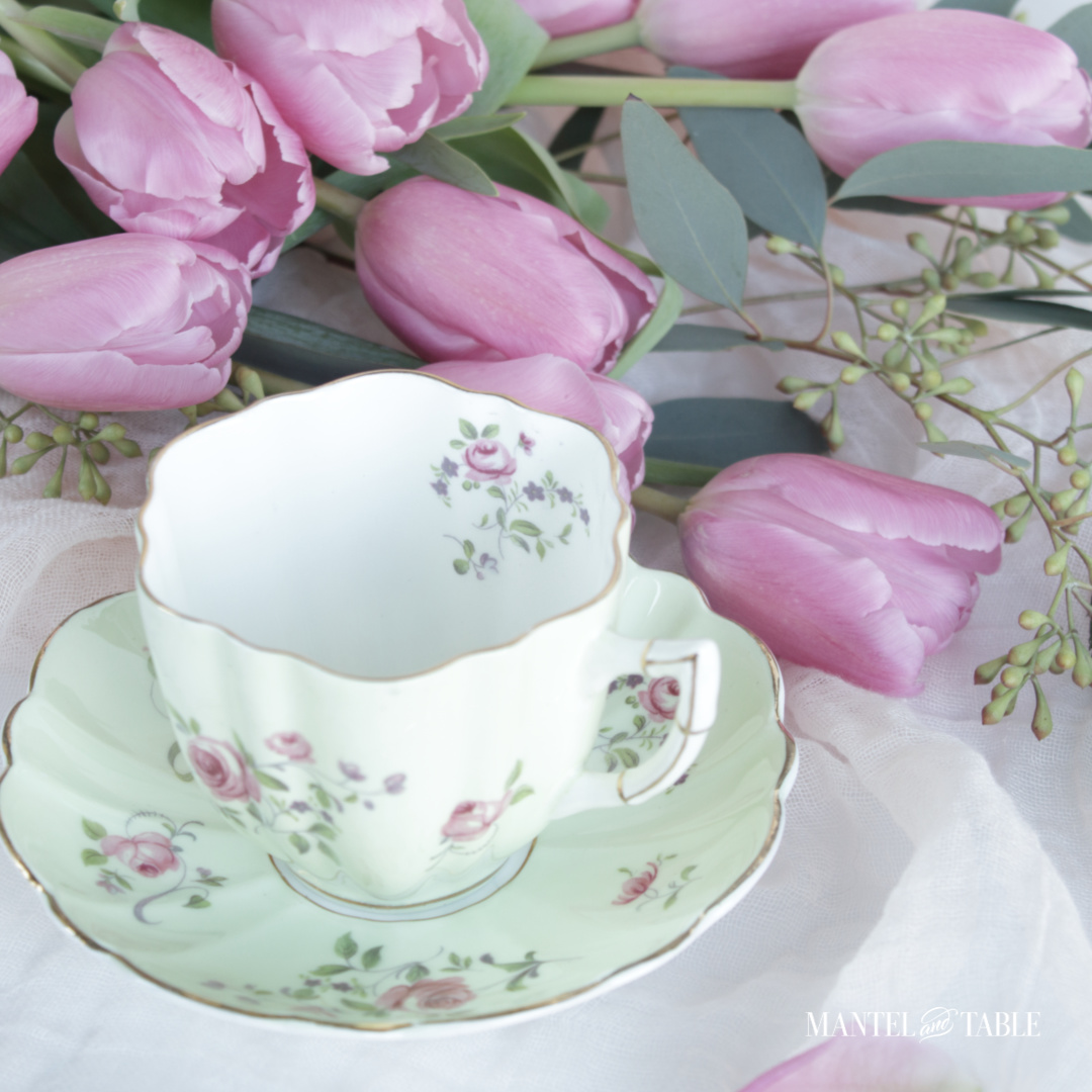 Cartwright & Edwards Soft Green Teacup