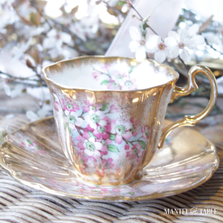 The Beautiful Adderley Gold Teacup
