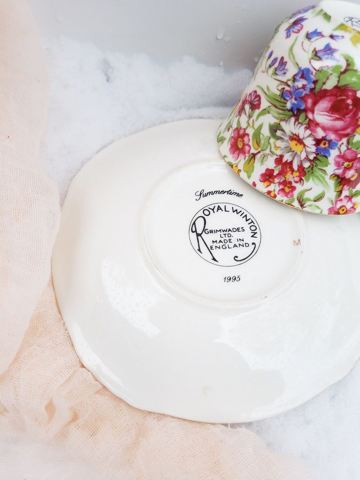 Royal Winton Summertime Teacup - saucer backstamp