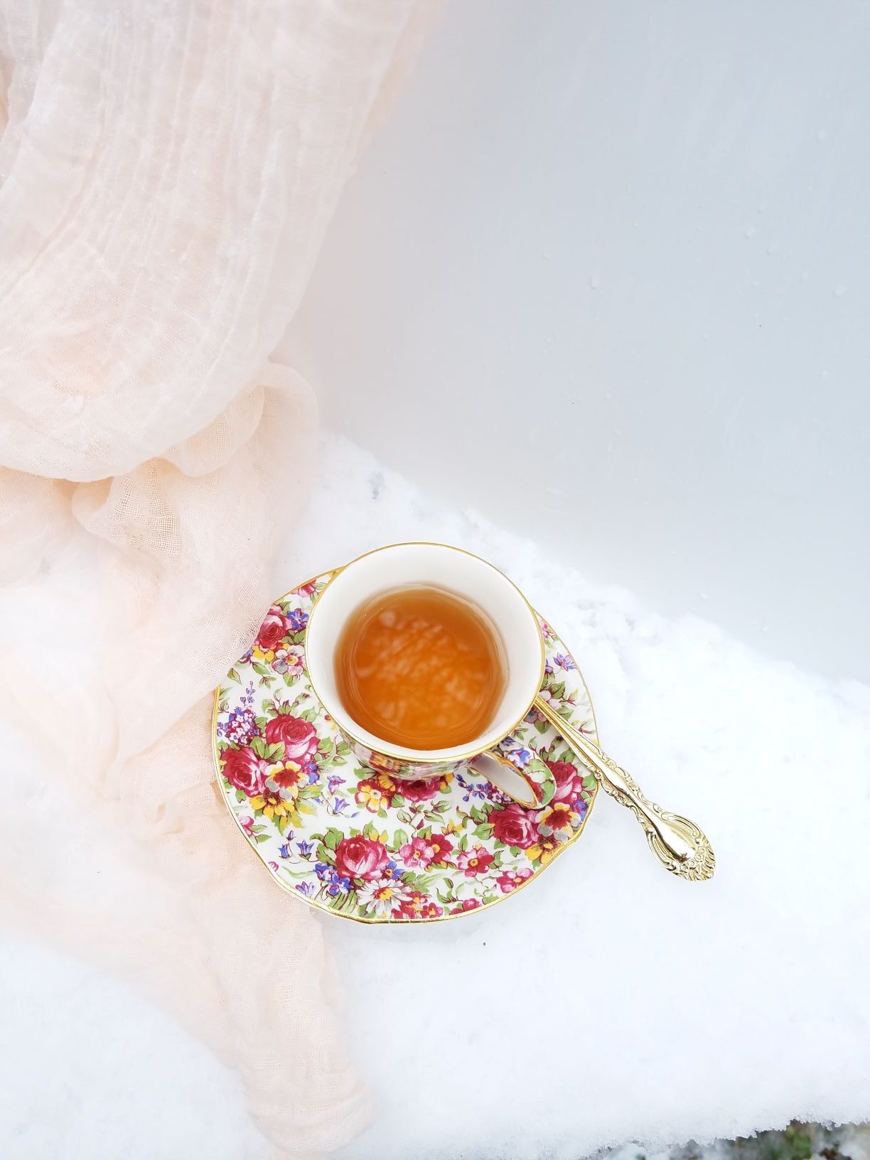 Royal Winton Summertime Teacup from above